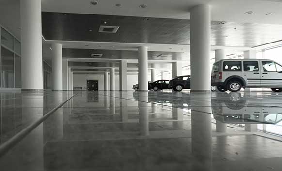 Auckland commercial garage flooring resurface contractor team
