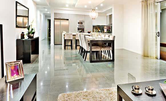 commercial shiny garage flooring resurface contractor team Polished Flooring Services